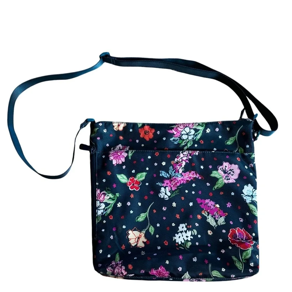 Vera Bradley Navy Blue Floral Crossbody Bag
